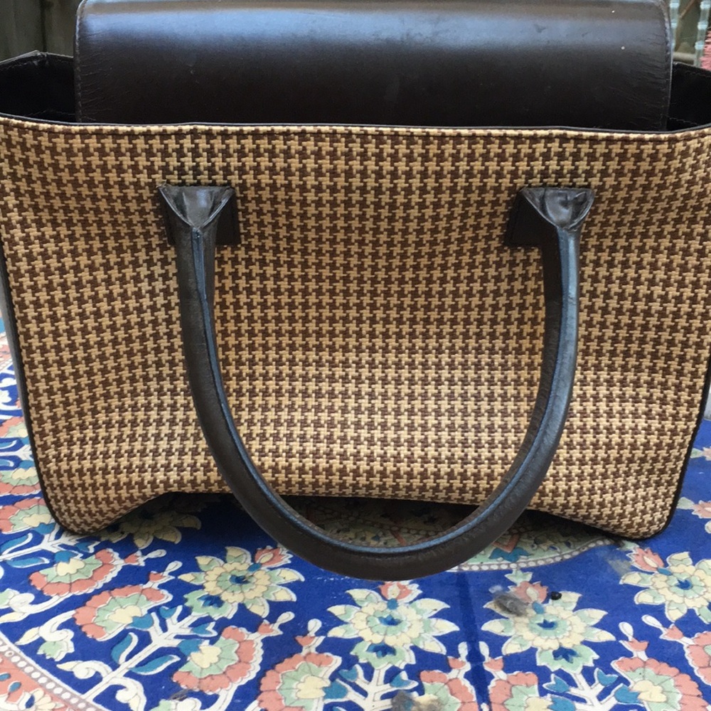 Vintage Lambertson Truex Chocolate Leather Bag